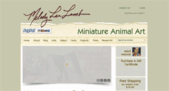 Desktop Screenshot of miniatureanimalart.com
